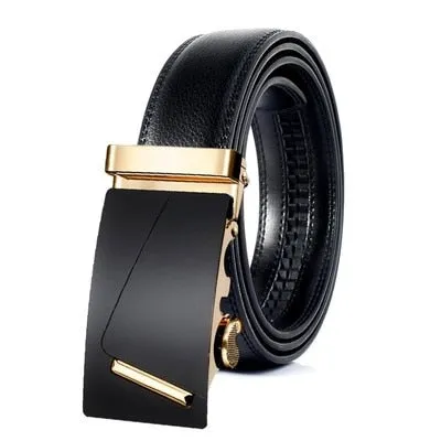 2020 Famous Brand Belt Men Top Quality Genuine Luxury Leather Belts for Men Strap Male Metal Automatic Buckle men belts