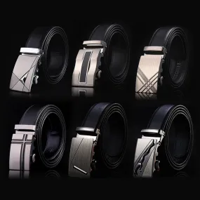 2020 Famous Brand Belt Men Top Quality Genuine Luxury Leather Belts for Men Strap Male Metal Automatic Buckle men belts