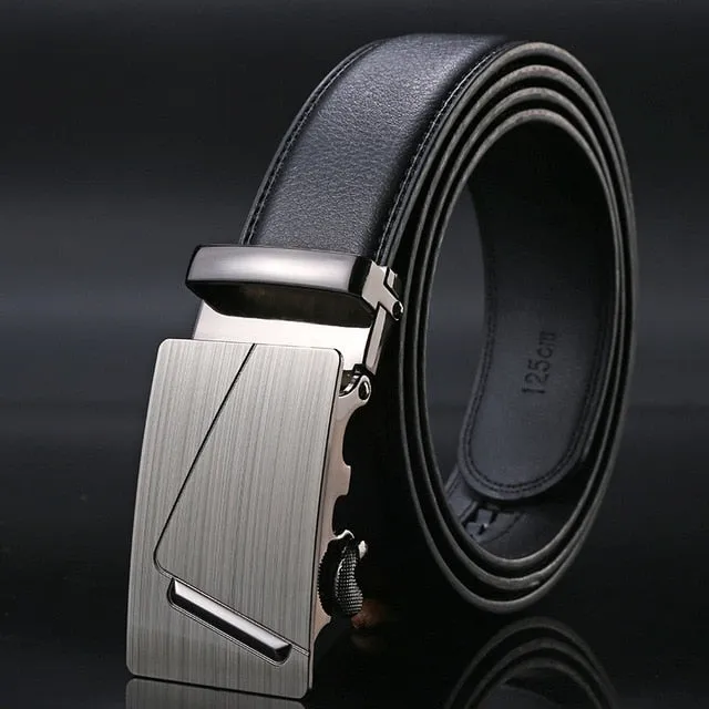 2020 Famous Brand Belt Men Top Quality Genuine Luxury Leather Belts for Men Strap Male Metal Automatic Buckle men belts