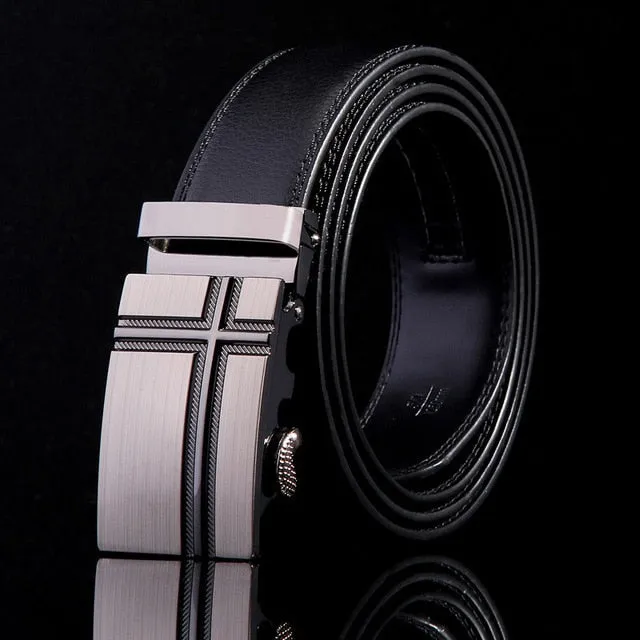 2020 Famous Brand Belt Men Top Quality Genuine Luxury Leather Belts for Men Strap Male Metal Automatic Buckle men belts