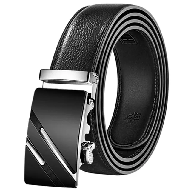 2020 Famous Brand Belt Men Top Quality Genuine Luxury Leather Belts for Men Strap Male Metal Automatic Buckle men belts