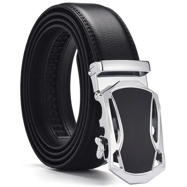 2020 Famous Brand Belt Men Top Quality Genuine Luxury Leather Belts for Men Strap Male Metal Automatic Buckle men belts