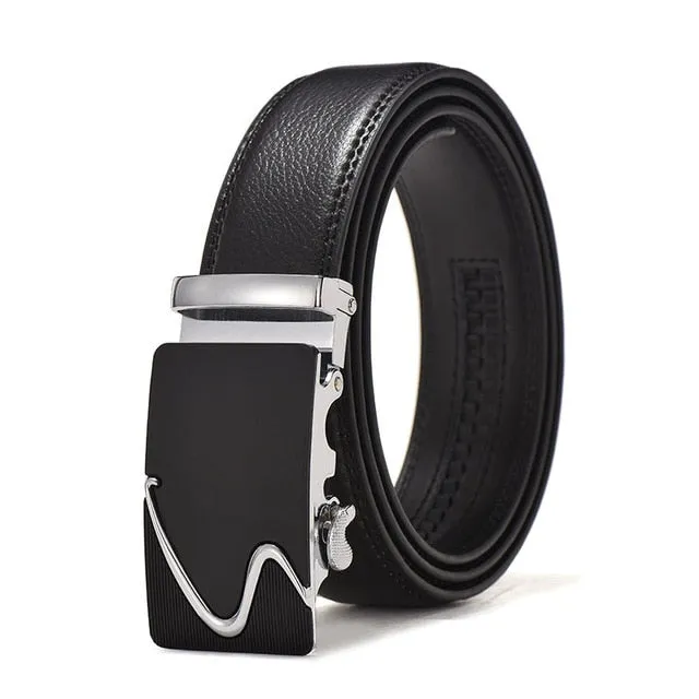 2020 Famous Brand Belt Men Top Quality Genuine Luxury Leather Belts for Men Strap Male Metal Automatic Buckle men belts