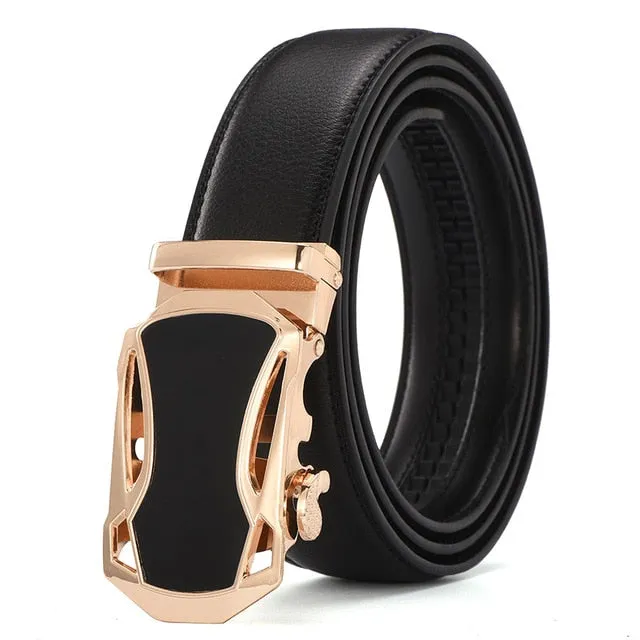 2020 Famous Brand Belt Men Top Quality Genuine Luxury Leather Belts for Men Strap Male Metal Automatic Buckle men belts