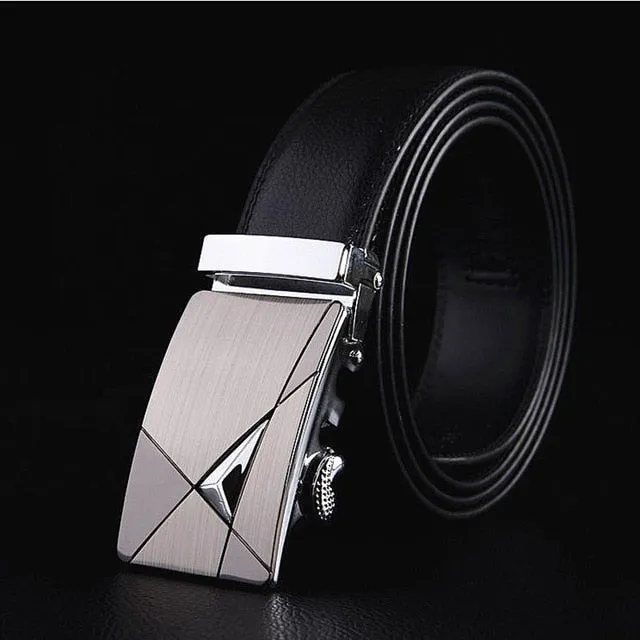 2020 Famous Brand Belt Men Top Quality Genuine Luxury Leather Belts for Men Strap Male Metal Automatic Buckle men belts