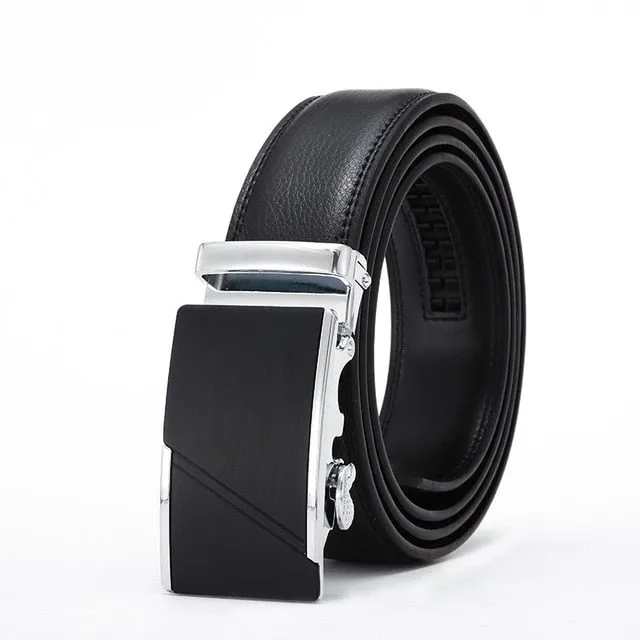 2020 Famous Brand Belt Men Top Quality Genuine Luxury Leather Belts for Men Strap Male Metal Automatic Buckle men belts