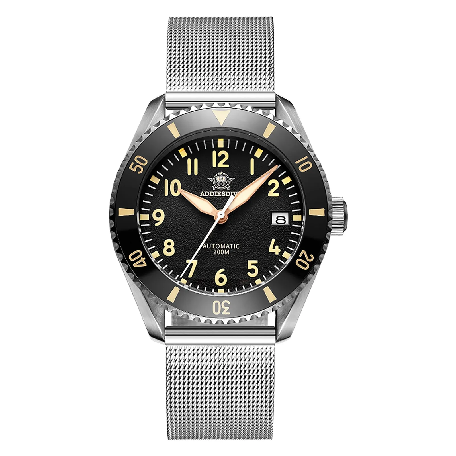 ADDIESDIVE Men's Automatic Watch Diver 200M （MY-H9）