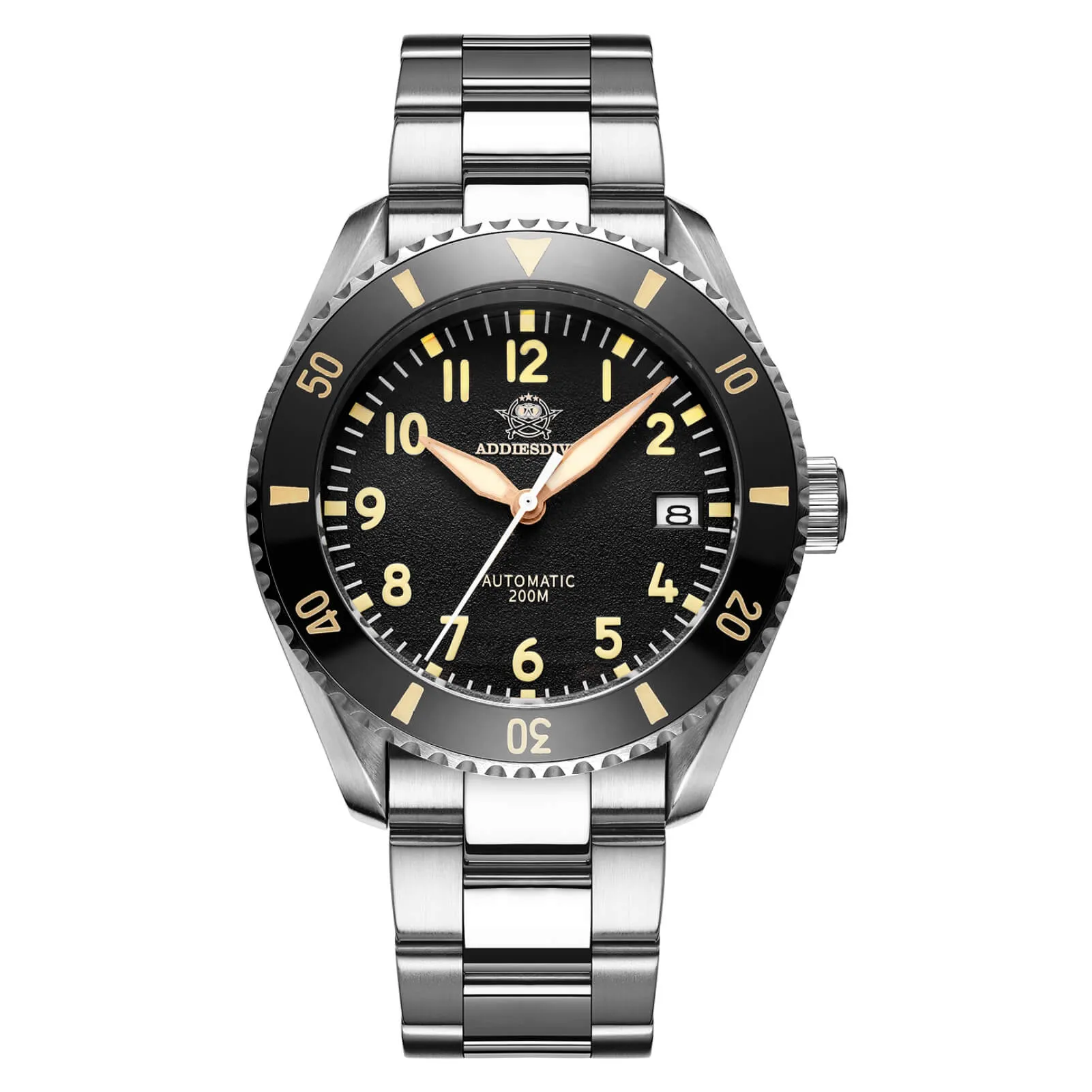 ADDIESDIVE Men's Automatic Watch Diver 200M （MY-H9）