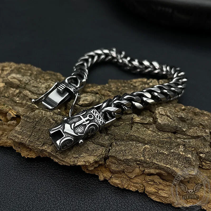 Anchor Stainless Steel Marine Bracelet