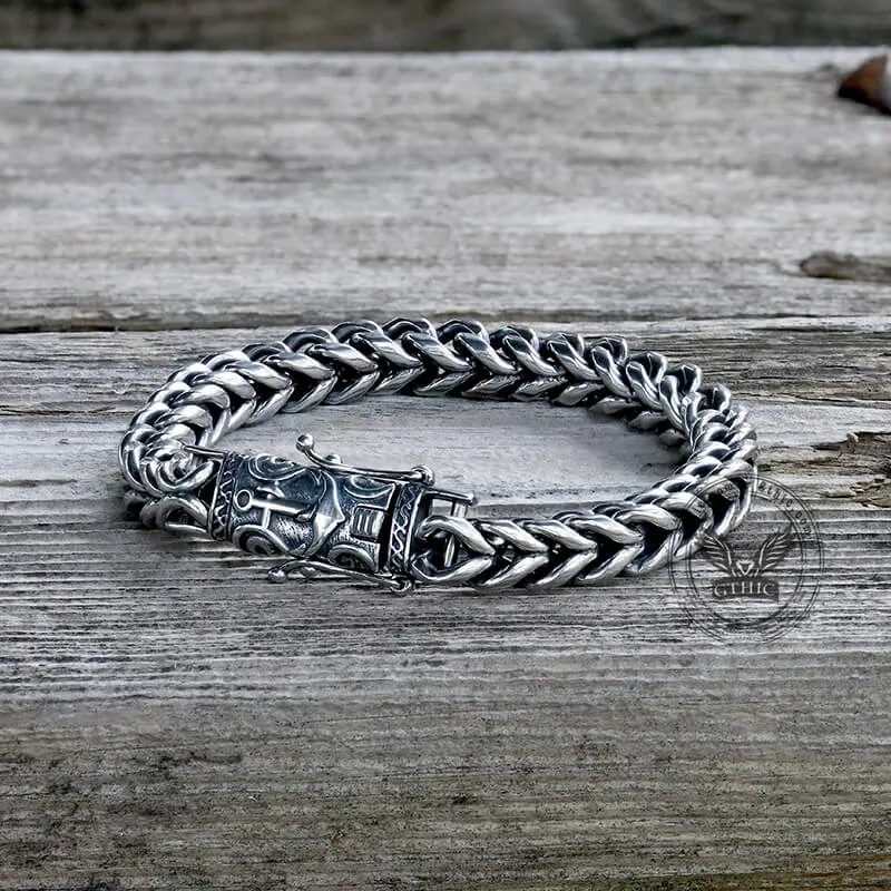 Anchor Stainless Steel Marine Bracelet