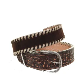 B1209 - Brown Suede Belt