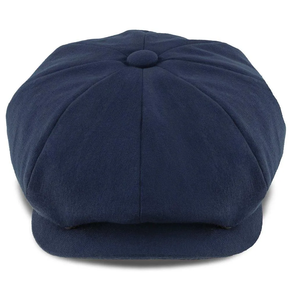 Beckham - Walrus Hats Tan Cotton 8 Panel Newsboy Cap