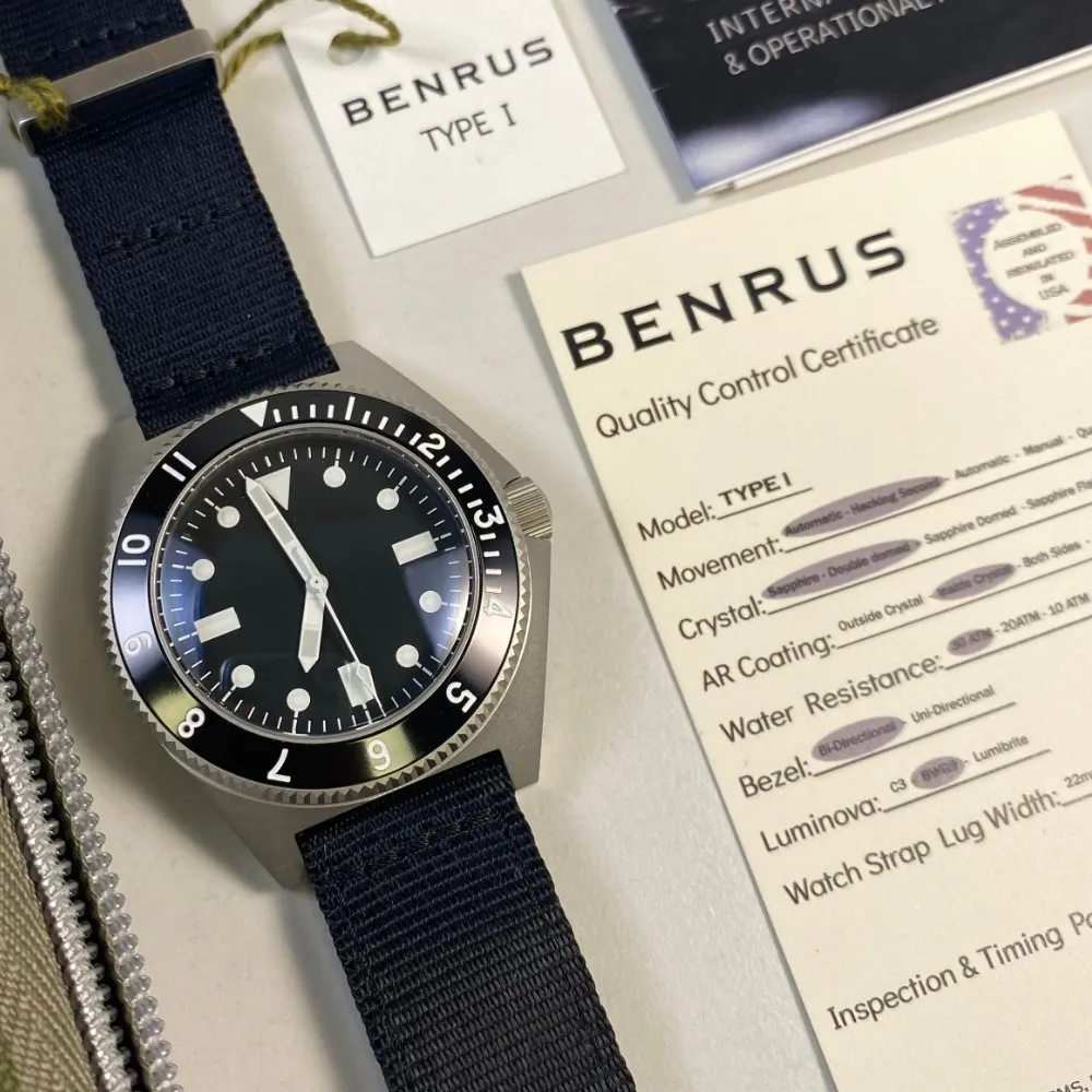 Benrus Type 1 Limited Edition (Hodinkee Re-Issue)