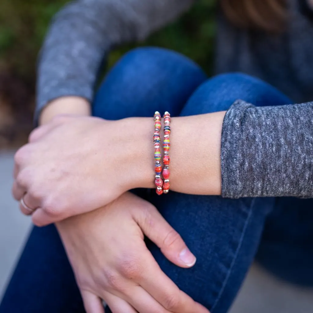 Bracelet -  Hero Double Wrap Multi