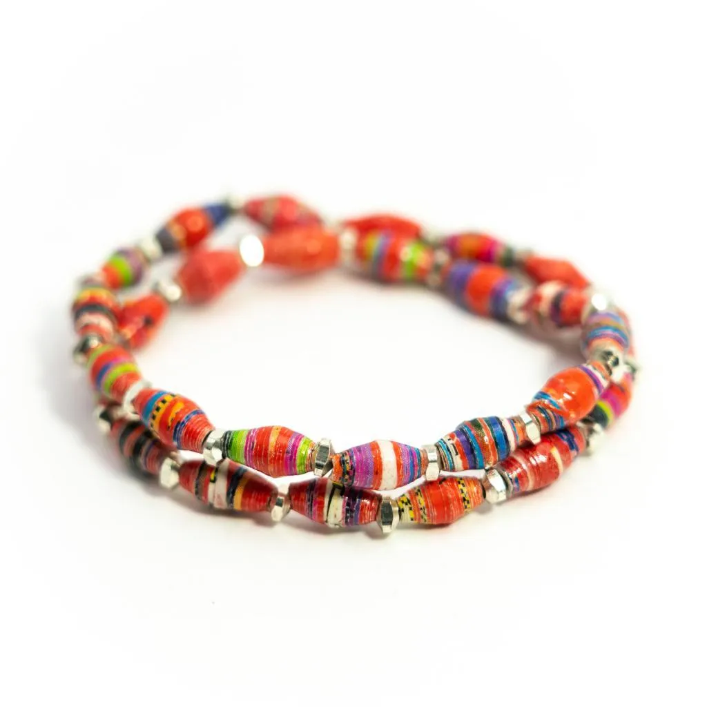 Bracelet -  Hero Double Wrap Multi