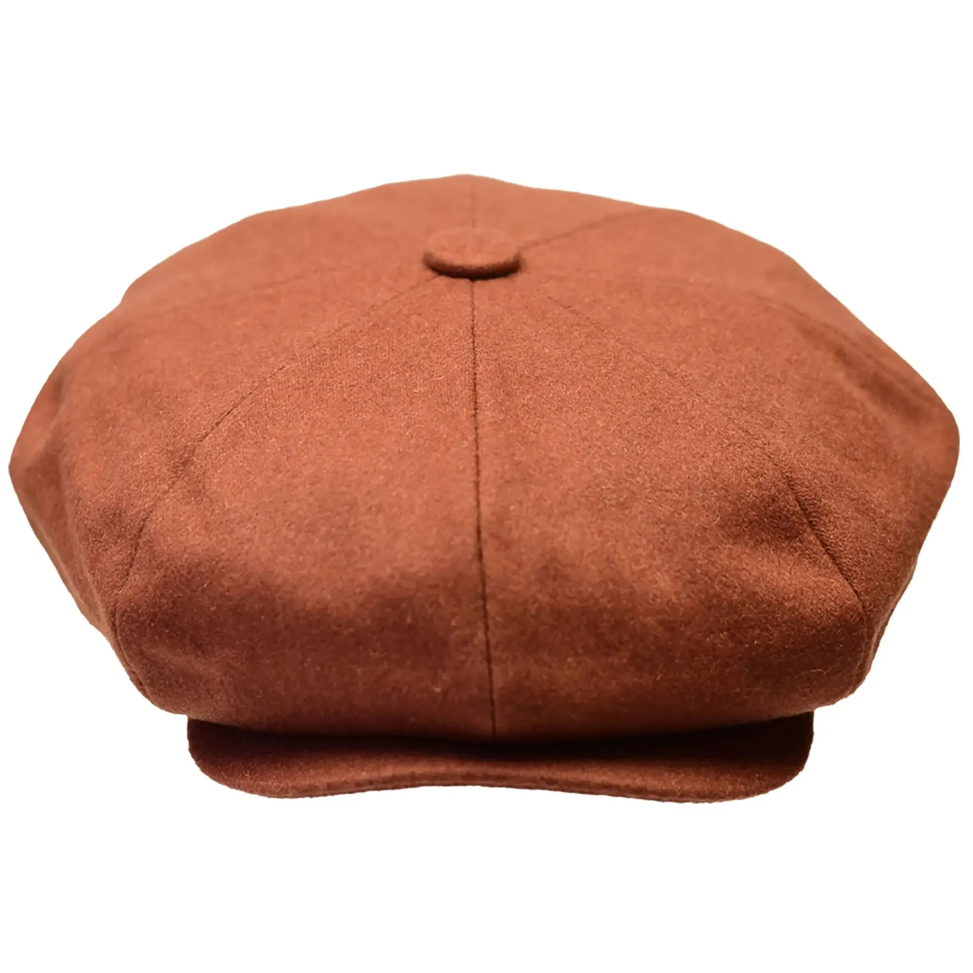 Bruno Capelo Melton Wool Newsboy Cap