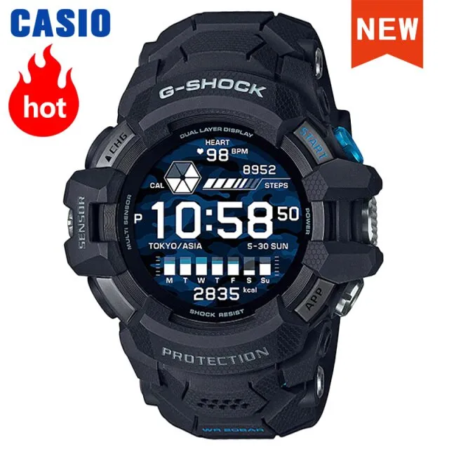 Casio watch G shock men Smart watch GPS  function Bluetooth watch 200m Touchscreen Waterproof relogio masculino GSW-H1000-1