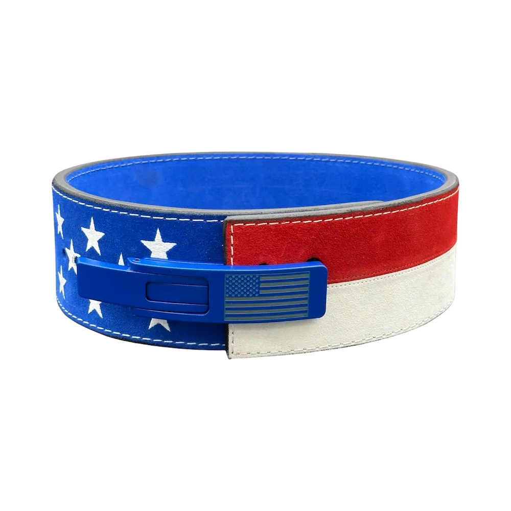 Custom Flag Lever Belts