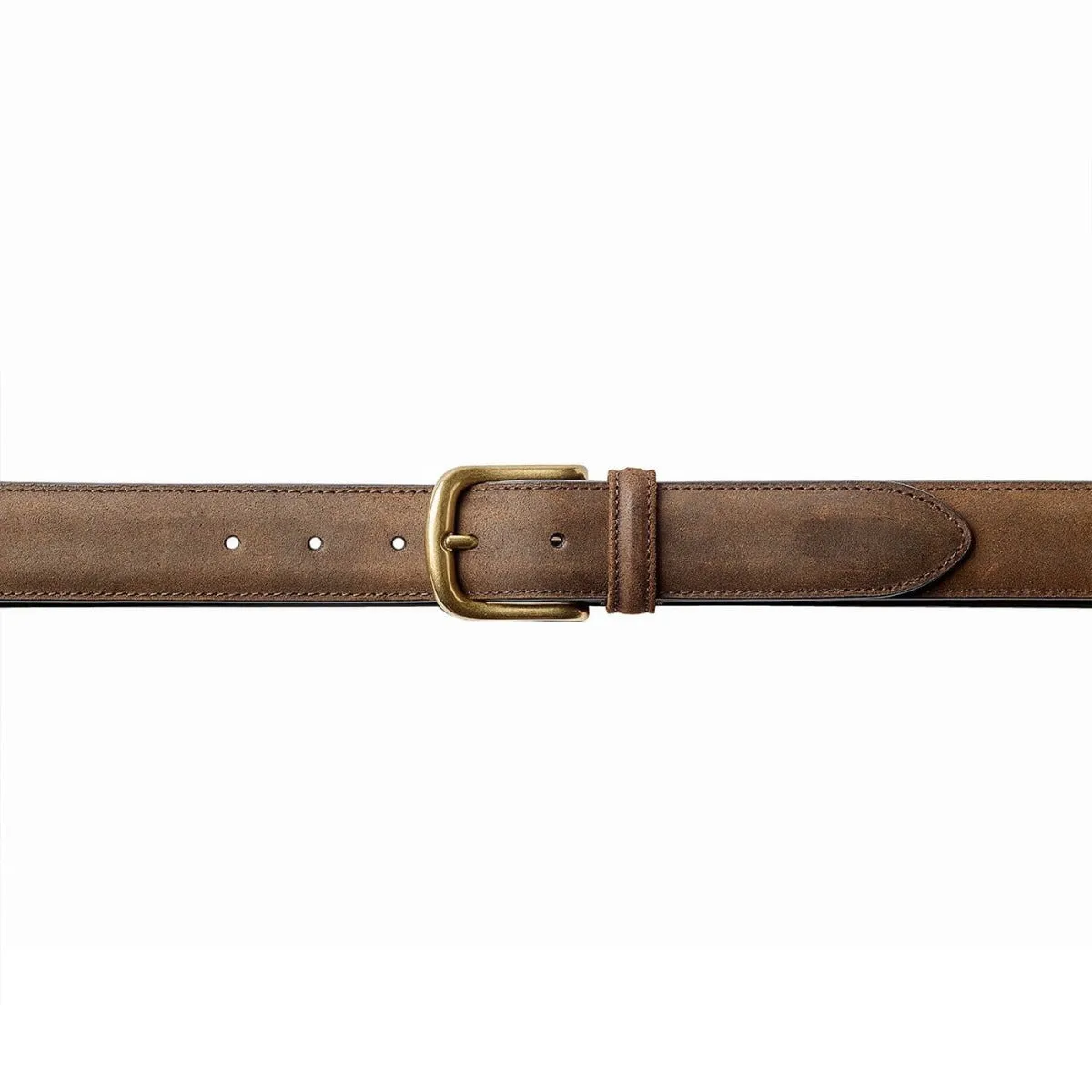 Dark Brown Rough-Out Suede Belt