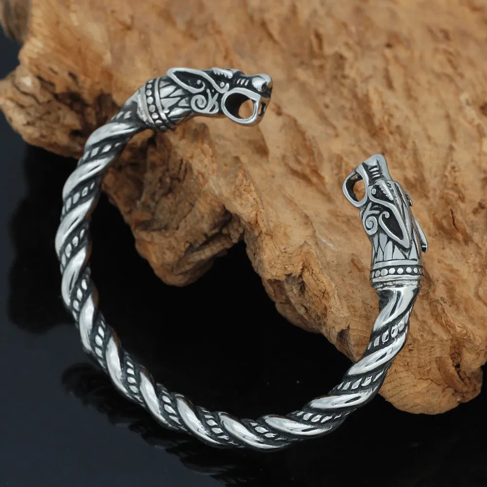 Detailed Dragon Stainless Steel Beast Bracelet