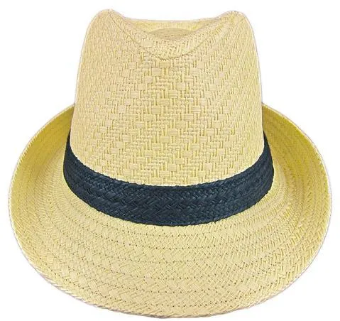 Dobbs Mini Straw Trilby Hat