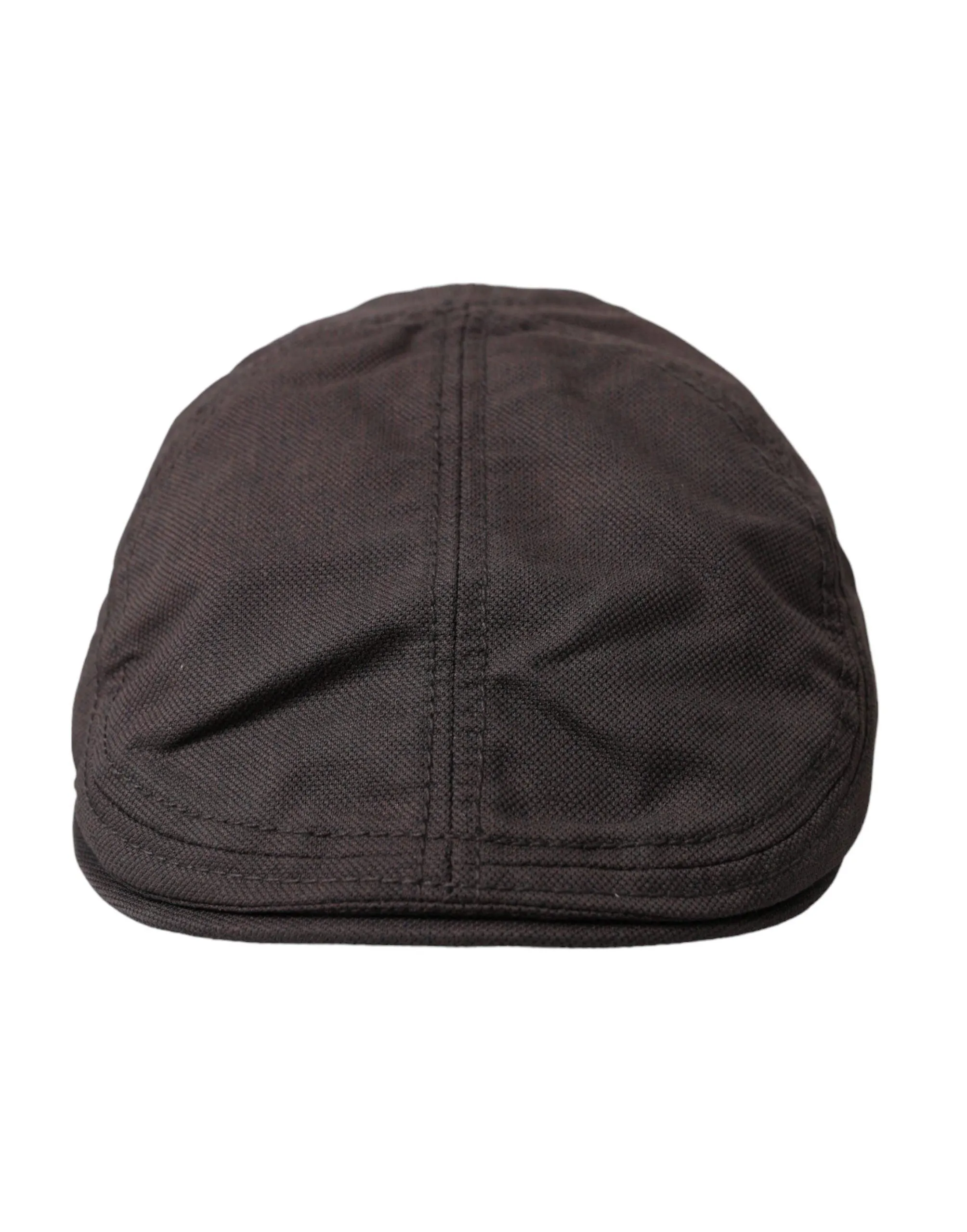 Dolce & Gabbana Brown Nylon Cloth Newsboy Hat Men