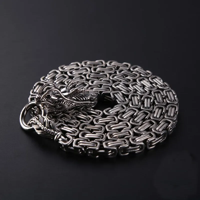 Dragon Bones Stainless Steel Bracelet Whip