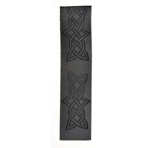 Embossed Interlink Pattern Velcro Kilt Belt Strap - WES