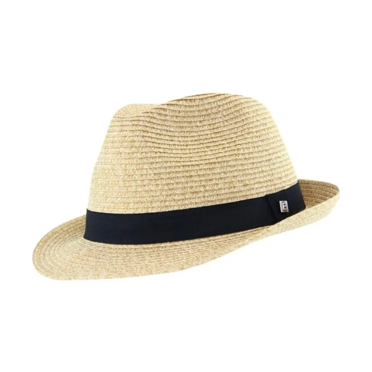 Evoke Flexibraid Harley Unisex Trilby - Natural