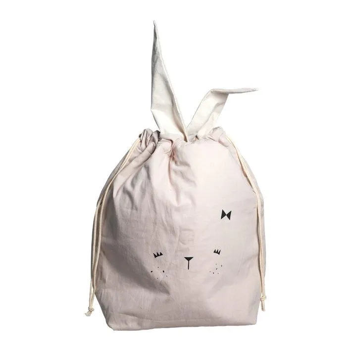 Fabelab Storage Bag Mauve Bunny - Large