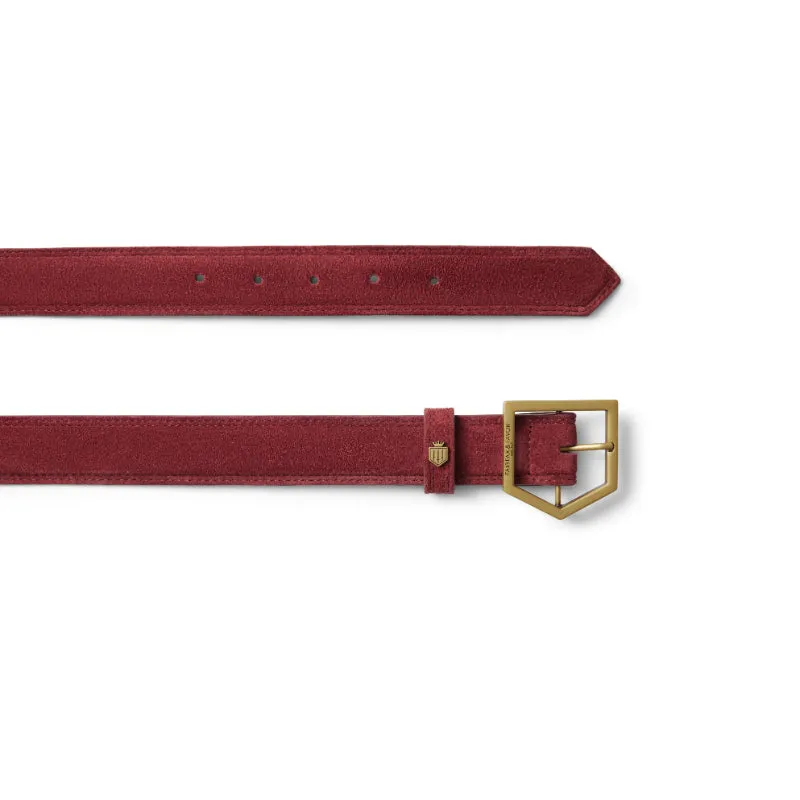 Fairfax & Favor Felbrigg Ladies Belt - Ruby