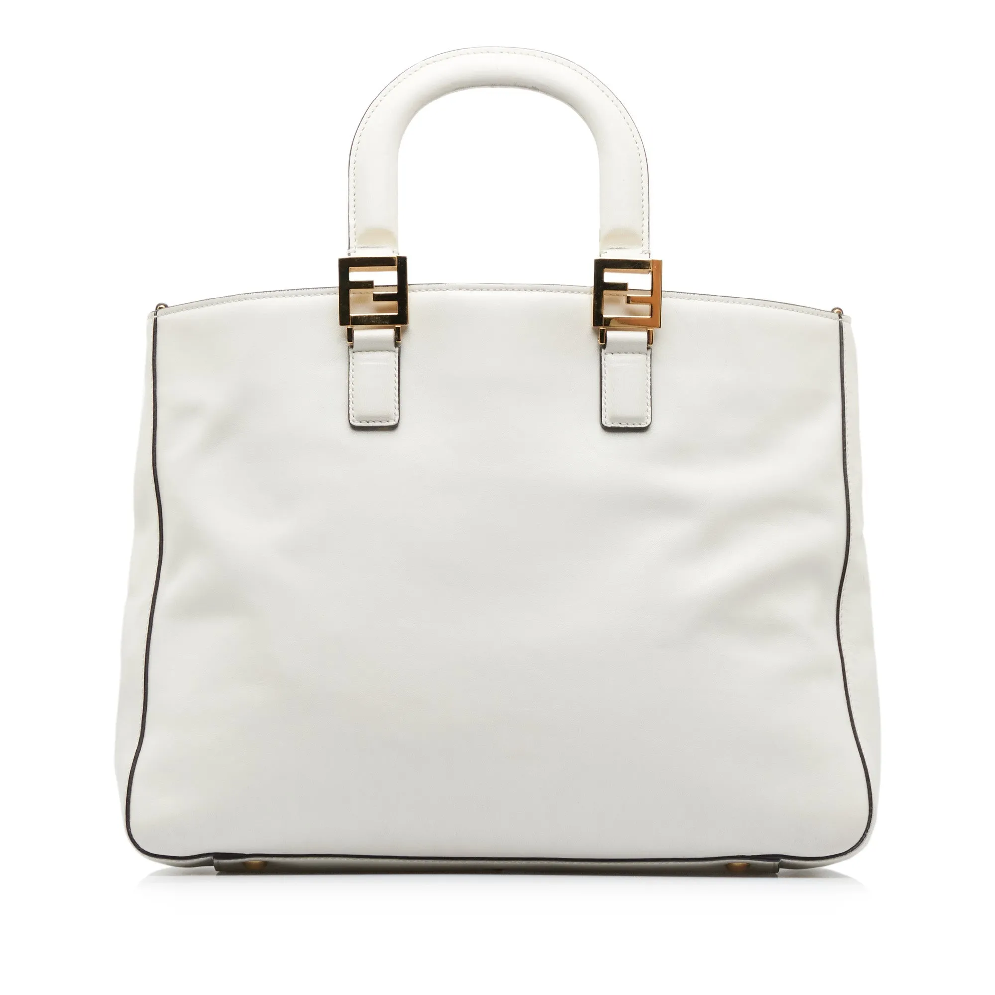 FENDI Medium Glacier FF Tote Satchel