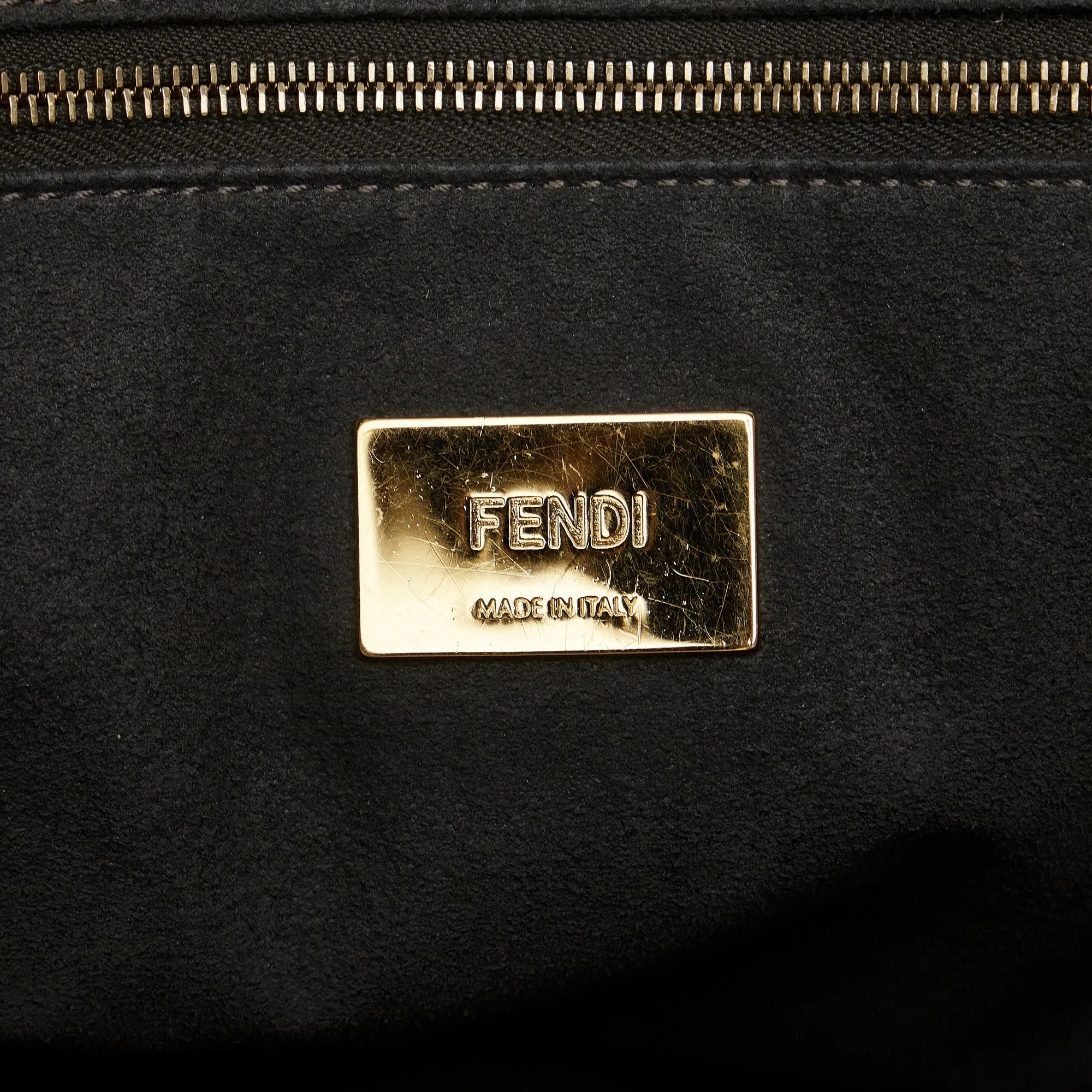 FENDI Medium Glacier FF Tote Satchel