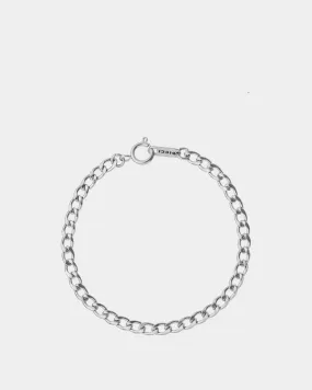 Flat Cuban Chain Bracelet 4mm