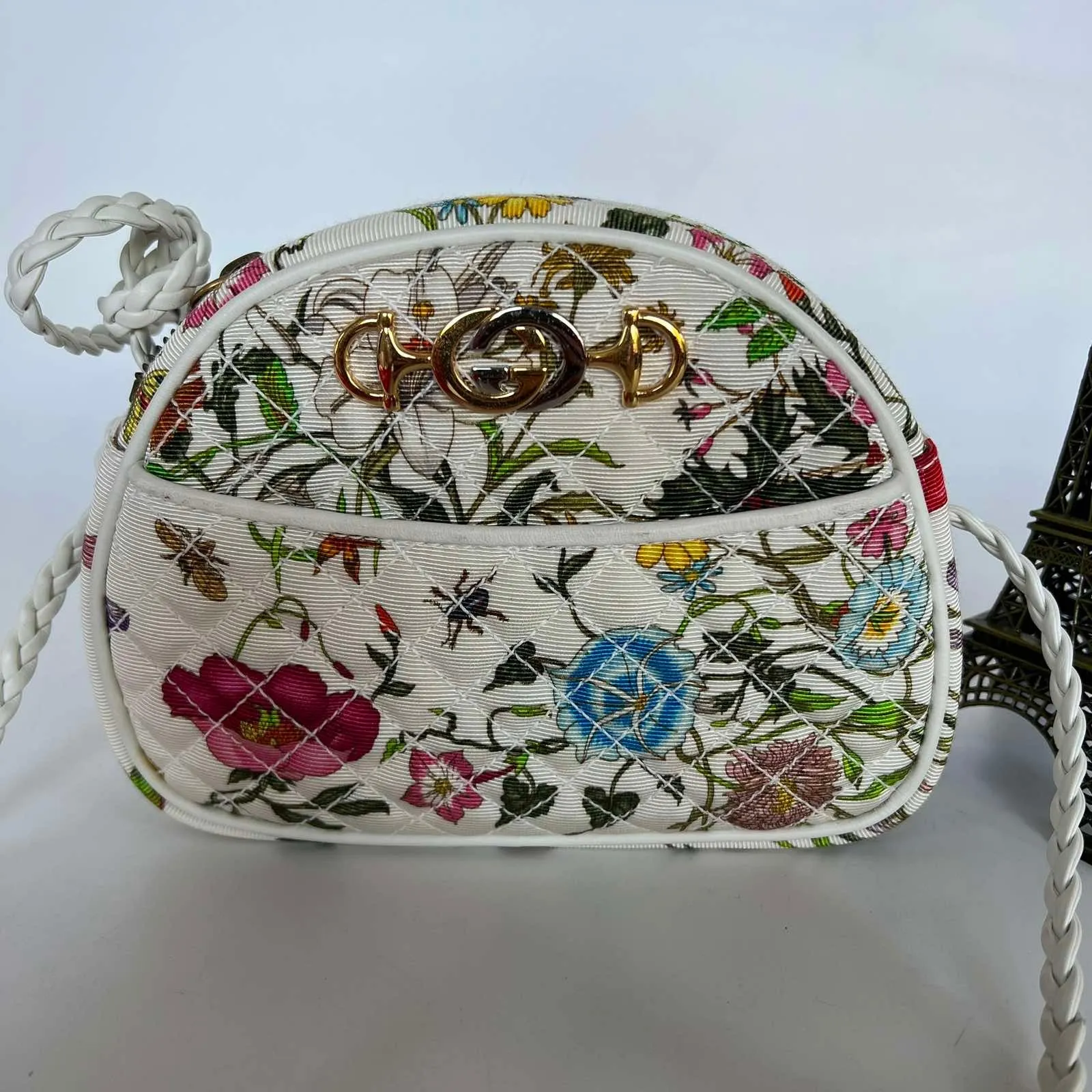 Flora Trapuntata Crossbody Bag