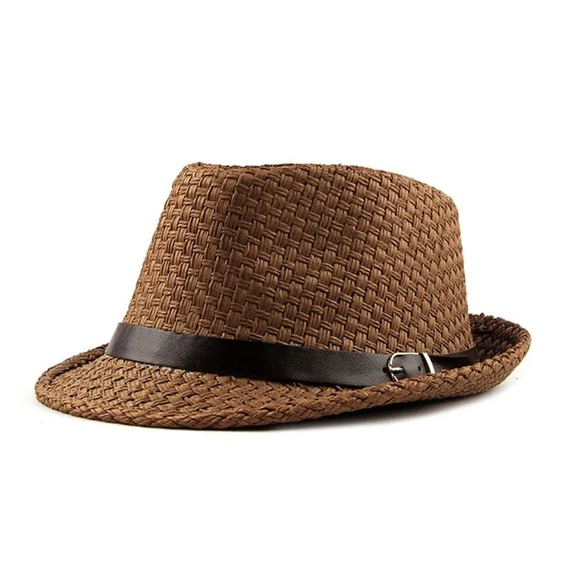 Ghelter Summer Straw Trilby Hat