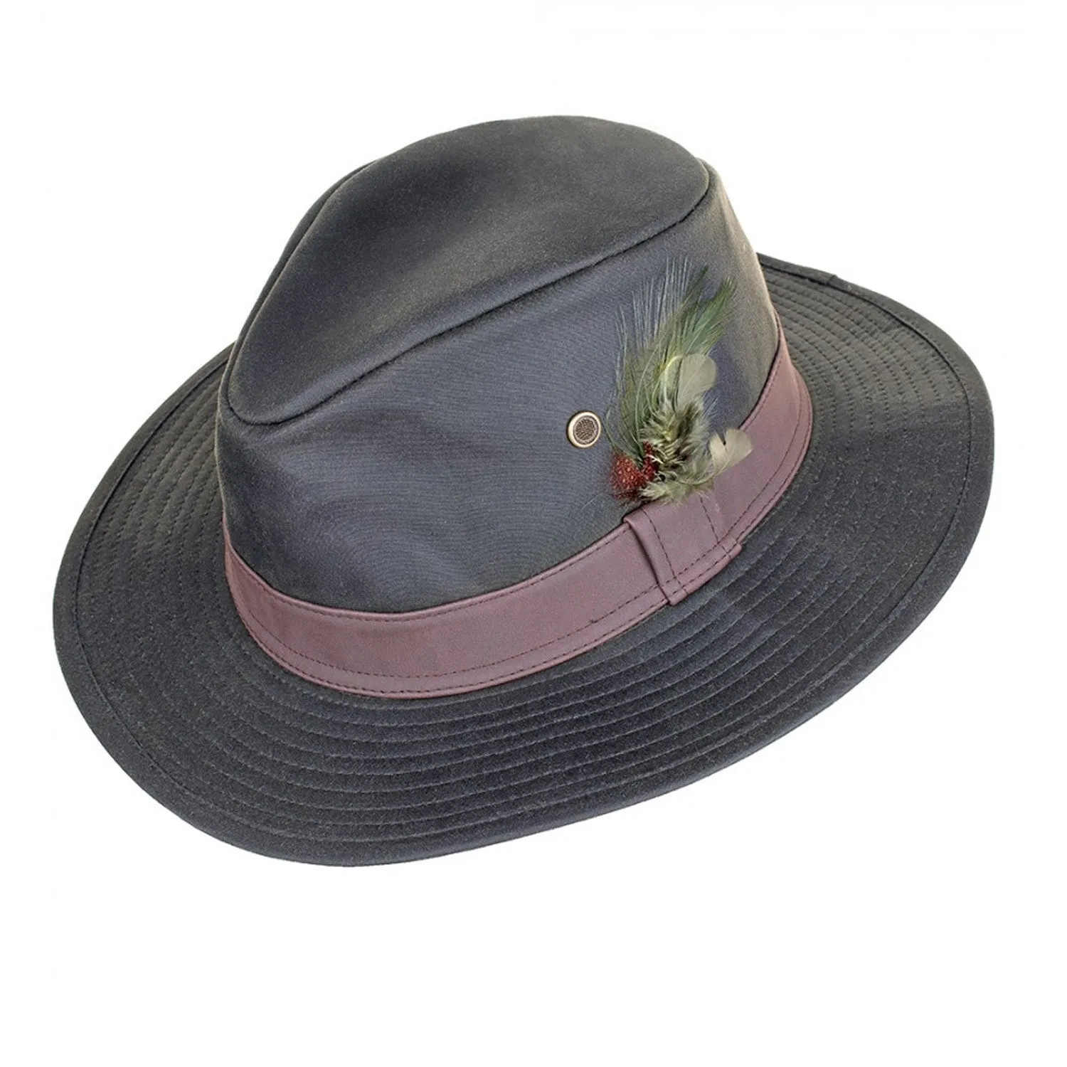 Heather Rambler Wax Trilby Hat