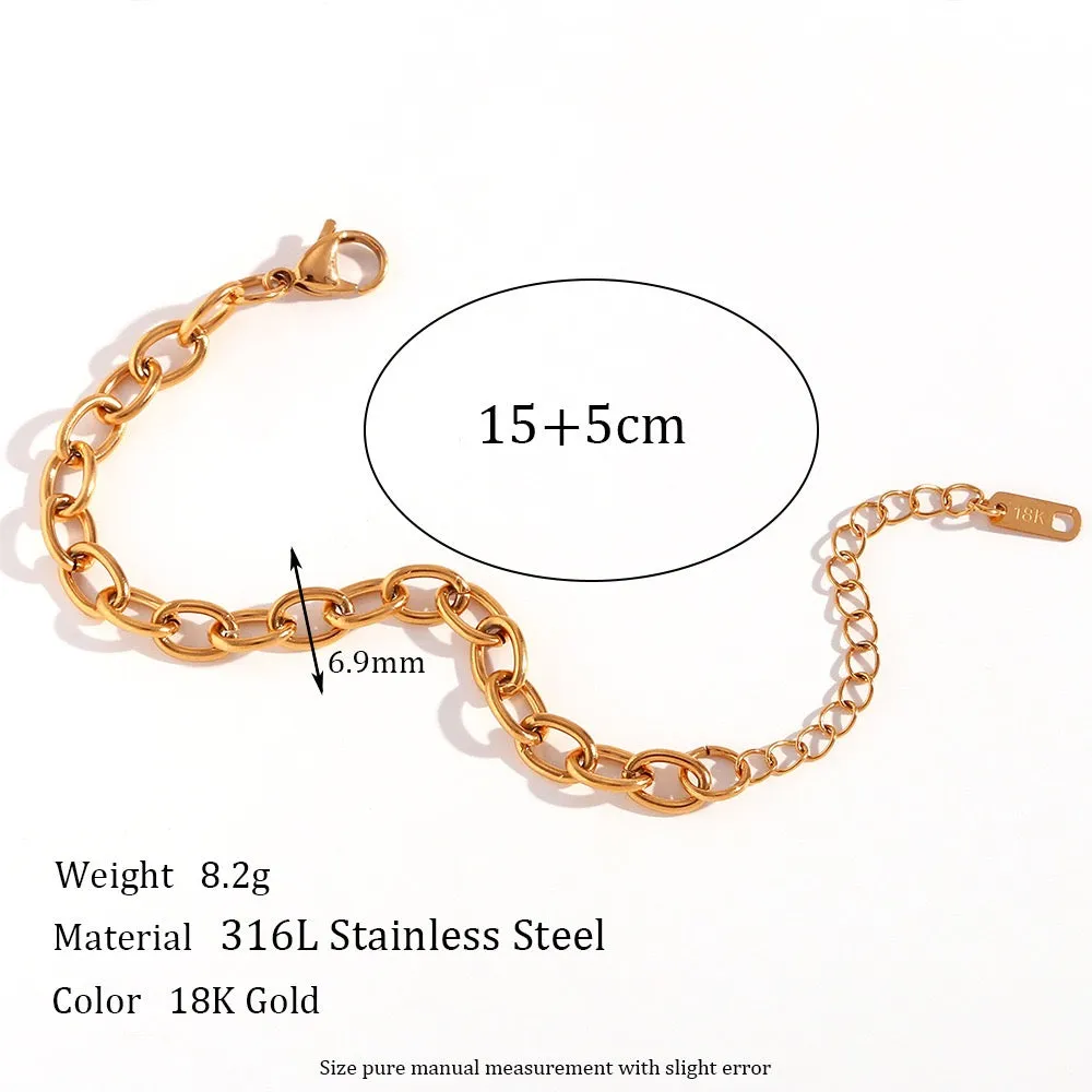 Italian Chain Link Bracelet