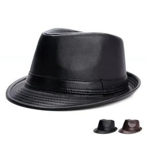 Kenner Plain Leather Trilby Hat