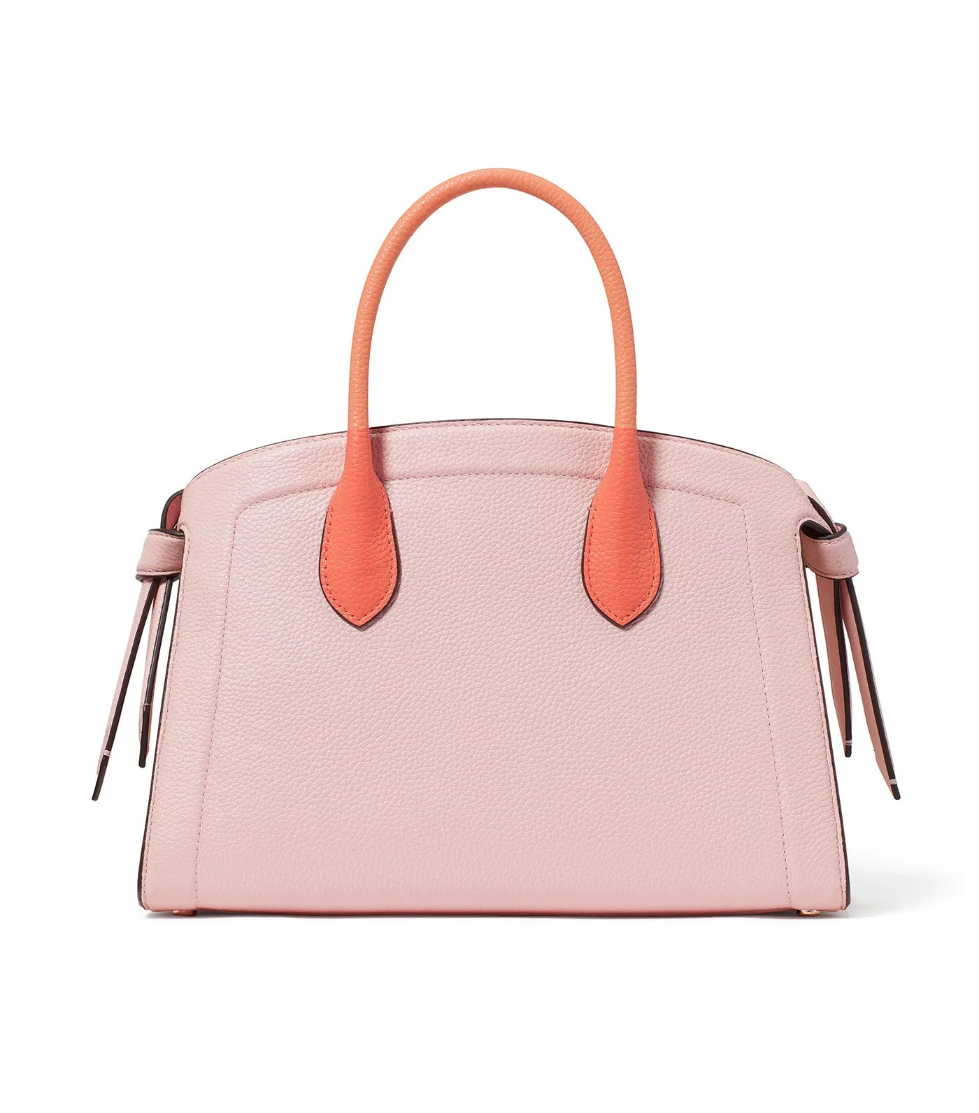 Knott Colorblocked Medium Zip-Top Satchel - Crepe Pink Multi