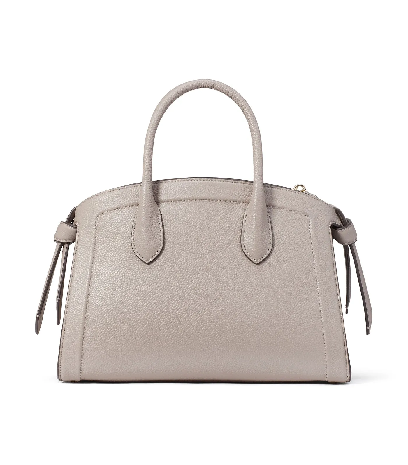 Knott Medium Zip-top Satchel Warm Taupe