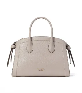 Knott Medium Zip-top Satchel Warm Taupe