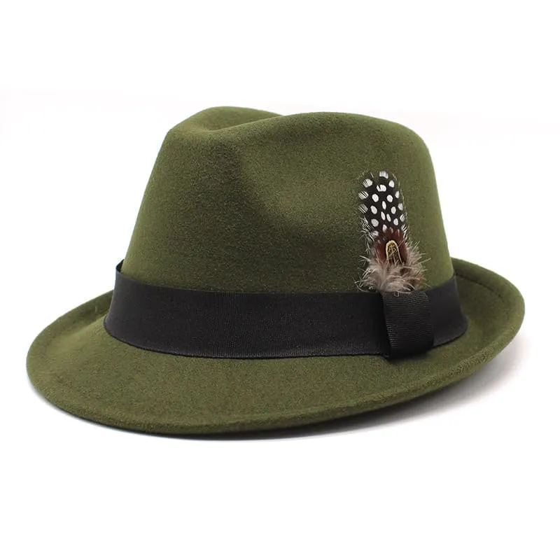 Kolding Feather Trilby Hat