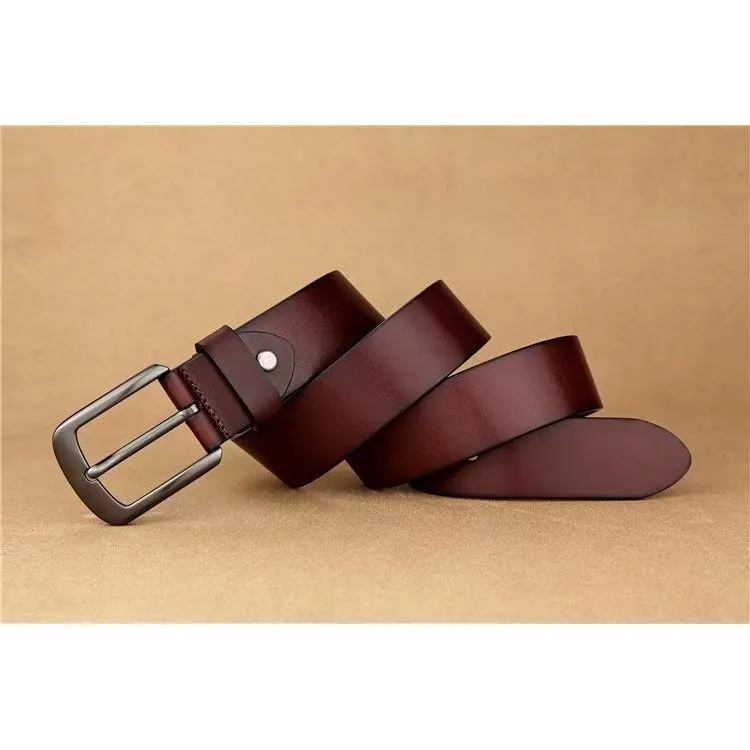 Luxury Cowskin Classic Buckle Belt