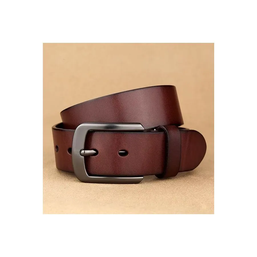 Luxury Cowskin Classic Buckle Belt