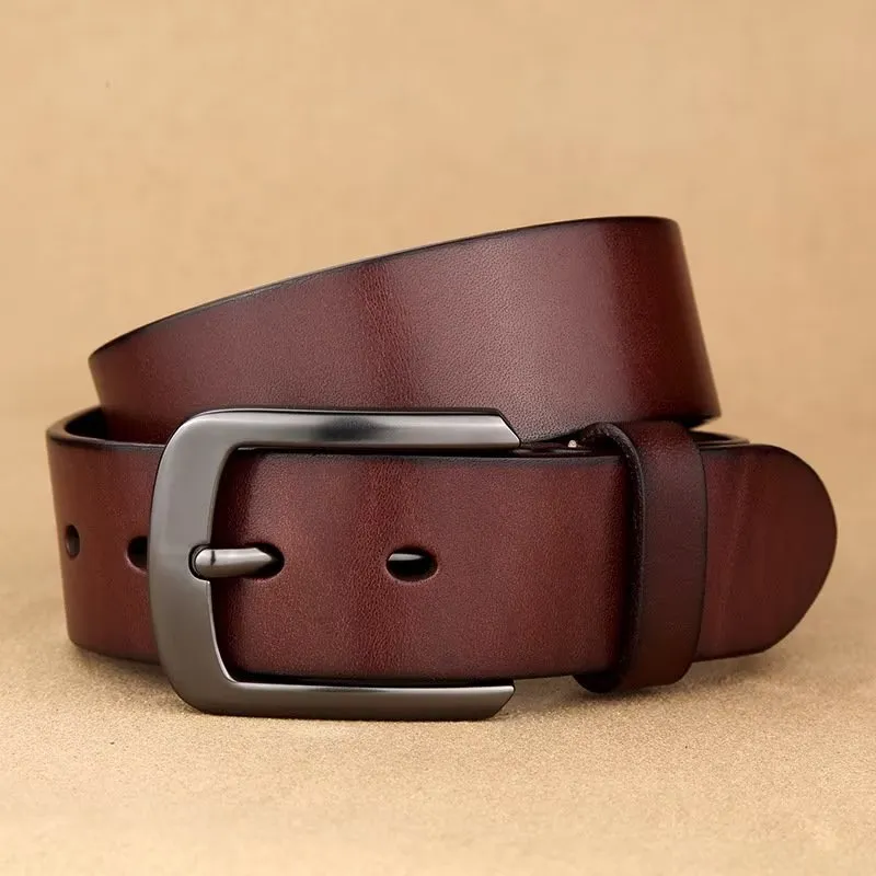 Luxury Cowskin Classic Buckle Belt