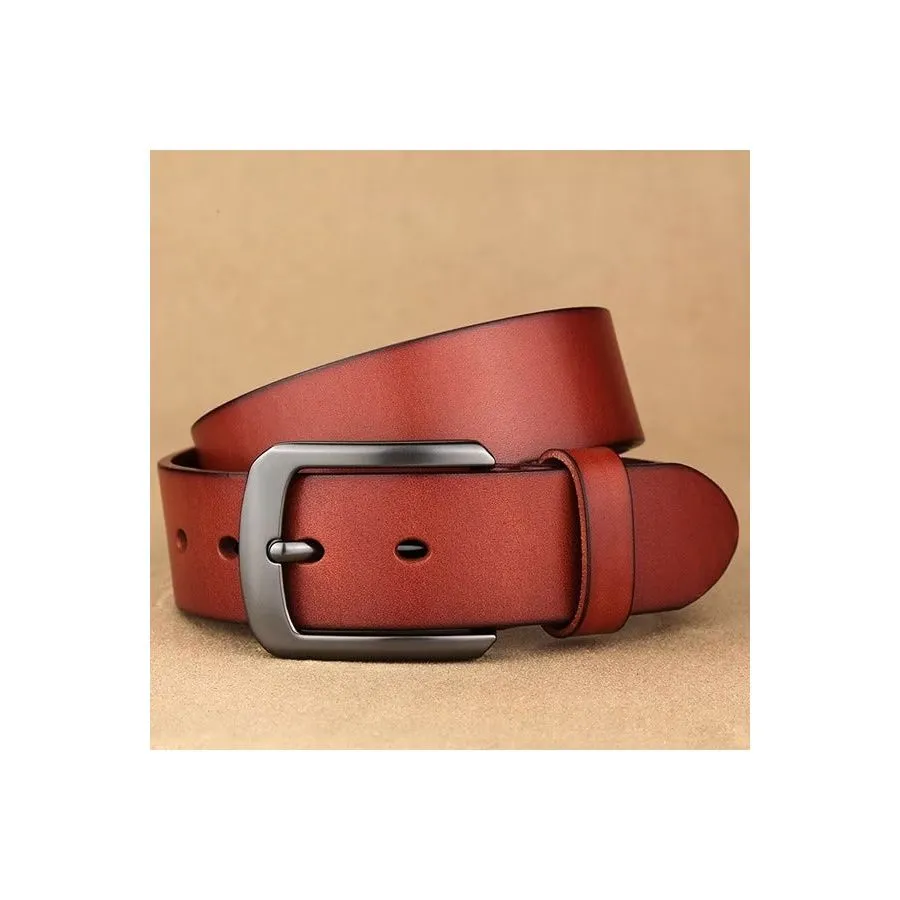 Luxury Cowskin Classic Buckle Belt