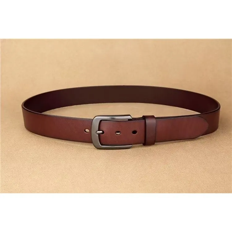 Luxury Cowskin Classic Buckle Belt