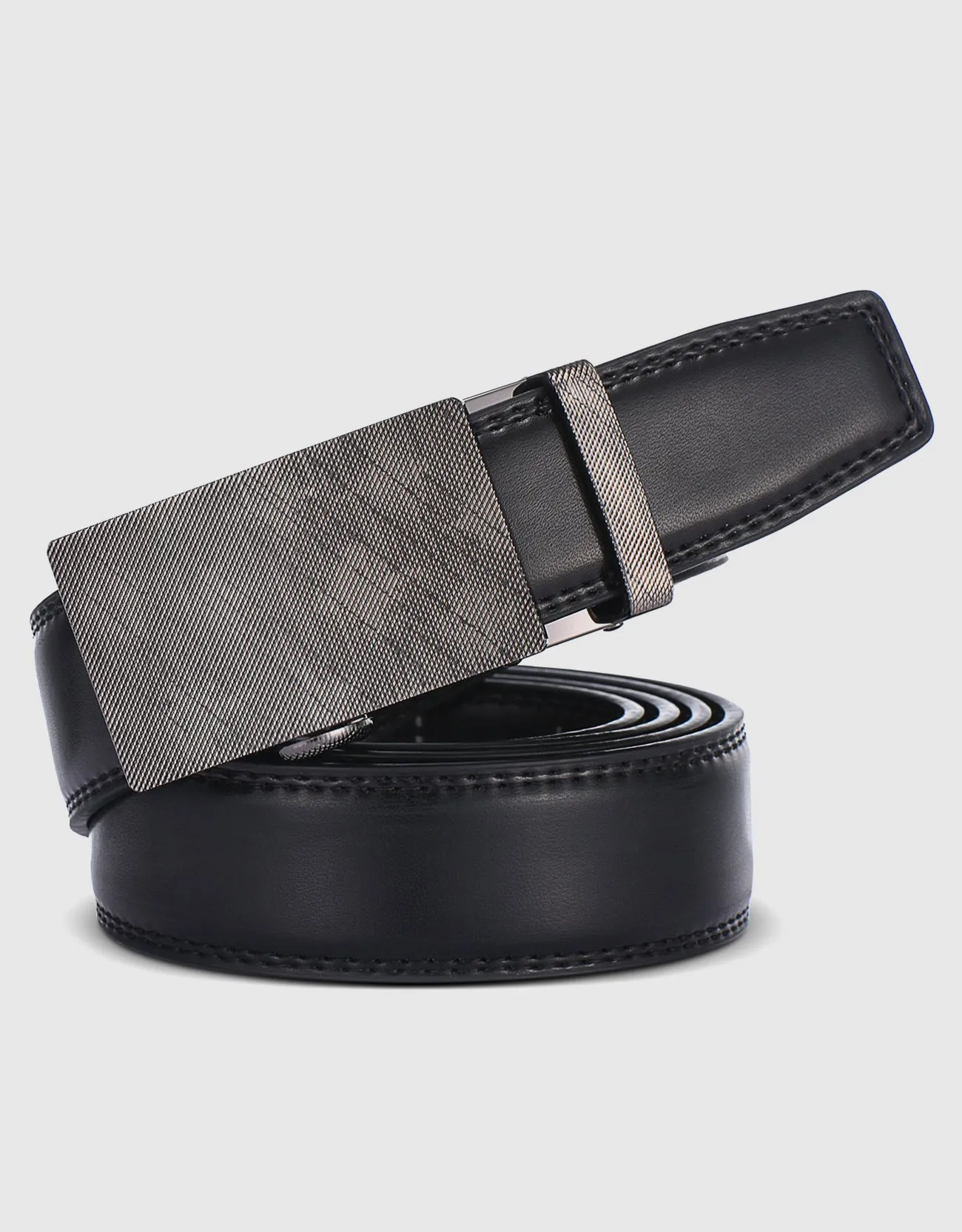 Men's Infinity Imprint Leather Ratchet  Belt