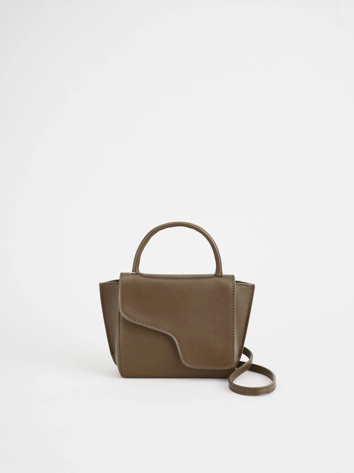 Montalcino Khaki Brown Mini Handbag